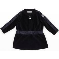 Moncler BABY Logo Chenille Dress Navy