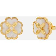 Kate Spade New York Heritage Bloom Gold-Tone Stud Earrings