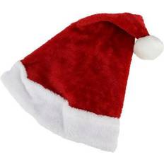 Northlight Santa Unisex Adult Christmas Hat Costume Accessory-Medium Red Red