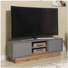 Shelves TV Benches Creative Furniture Contemporary Grey/Oak TV Bench 120x45cm