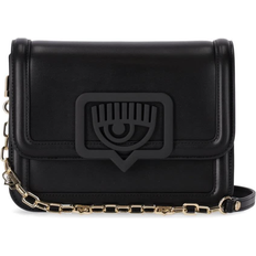 Chiara Ferragni Eyelike Buckle Crossbody Bag - Black