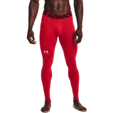 Under Armour Men's ColdGear Leggings Red 600/White