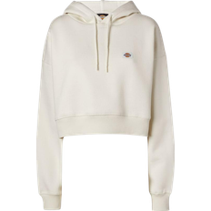 Dickies Oakport Cropped Hoodie - Ecru