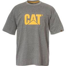 T-shirts & Tank Tops Cat Men's Trademark Logo T-shirt - Dark Heather Grey
