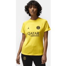 T-shirts on sale Jordan Paris Saint-Germain x Pre-Match Top Yellow Womens