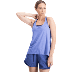 Under Armour Knockout Sleeveless T-shirt Blue Woman