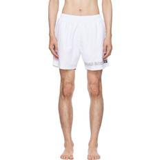 Hugo Boss White Swimwear Hugo Boss White Dolphin Swim Shorts White