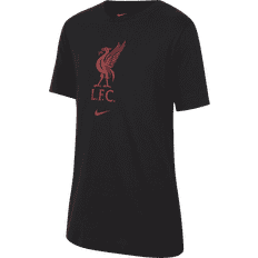 Liverpool FC T-shirts Nike Liverpool Crest Older Kids' Football T-Shirt Black