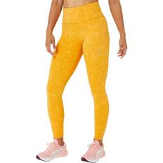 Asics Runkoyo Jacquard Leggings Yellow Woman