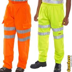 Men - Yellow Trousers Click Beeswift Hi Viz Jogging Bottoms Saturn Yellow BSJBSYXL