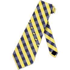 Eagles Wings Michigan Check Poly Necktie