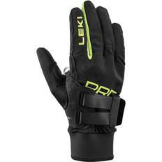Leki Alpino PRC Shark Gloves - Black/Neon Yellow
