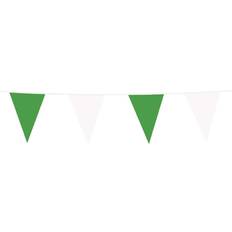 Boland Garlands Bunting Green & White