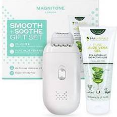 Magnitone Smooth + Sooth Gift Pluckit2 Compact Epilator + Pure Aloe Vera Gel