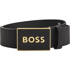 Hugo Boss Icon S1 Plaque Buckle Belt - Black