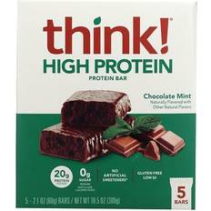Think! High Protein Bar Chocolate Mint 5 Bars