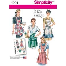 Simplicity 1221 1940's vintage Apron