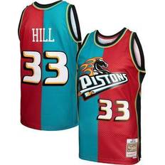 NBA T-shirts Mitchell & Ness nba split swingman jersey detroit pistons 1999 grant hill