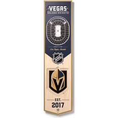 YouTheFan Vegas Golden Knights 8'' x 32'' 3D StadiumView Banner