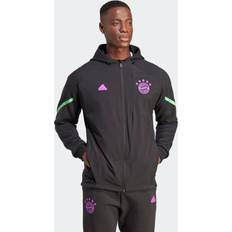 Adidas FC Bayern Designed For Gameday Full-Zip Hoodie Black Mens