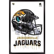 Trends International Jacksonville Jaguars 24.25'' x 35.75'' Framed Helmet Poster