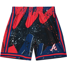 Mitchell & Ness Men's Red Atlanta Braves Hyper Hoops Shorts