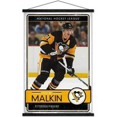 Trends International Evgeni Malkin Pittsburgh Penguins 35.75'' x 24.25'' Hanging Framed Player Poster