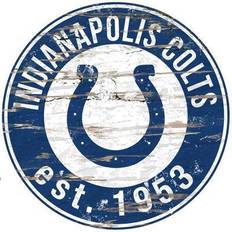 Fan Creations "Indianapolis Colts 23.5" Distressed Round Sign"