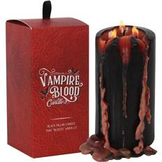 Black LED Candles Something Different Large Vampire Blood Pillar LED Candle