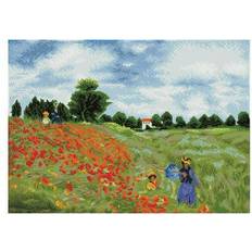 Red Diamond Paintings Diamond Dotz painting kit: poppy fields monet