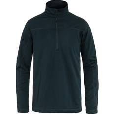 Fjällräven mens abisko lite half zip fleece navy blue sports outdoors