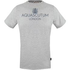 Aquascutum Bold London Logo T-shirt - Grey