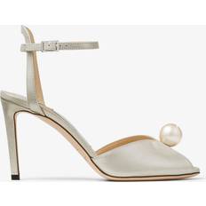 Jimmy Choo Slippers & Sandals Jimmy Choo Sacora Champagne/White