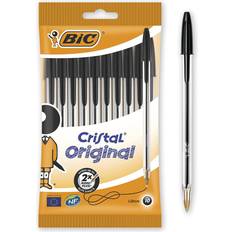 Black Pencils Bic Cristal Original Ballpoint Pens Black 10-pack