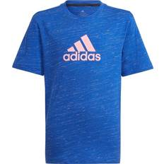 Adidas Future Icons Badge of Sport Logo T-Shirt - Team Royal Blue Mel/White (HP0912)