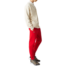 Men - Sportswear Garment Trousers Lacoste Men's Sport Fleece Tennis Sweatpants - Red