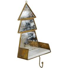 Ivyline Marble Stocking Holder Mild Steel/Glass/Marble Christmas Tree Ornament