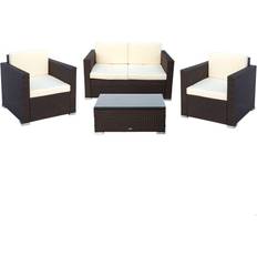 Aktive Garden furniture Black Cream