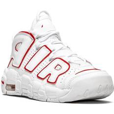 Fabric Basketball Shoes Nike GS Air More Uptempo 'White Varsity Red' 2021 6.5Y