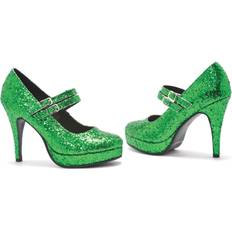 Ellie Green Women's Glitter Shoes Green