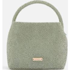 Cult Gaia Solene Mini Crystal-Embellished Mesh Bag