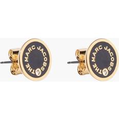 Marc Jacobs The Medallion Studs - Gold/Black/Transparent