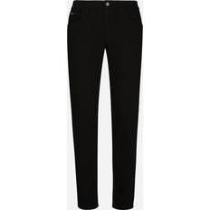 Dolce & Gabbana Washed black slim-fit stretch jeans