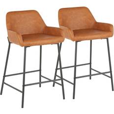 Lumisource B24-DNLA BKCAM2 Daniella Bar Stool