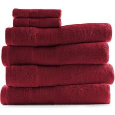 Hearth & Harbor Ring Spun Bath Towel Red (137.16x)