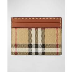 Burberry Archive Beige Check-print Faux-leather Card