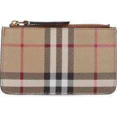 Burberry Archive Beige Kelbrook Check-print Woven Card Holder