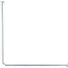 White Shower Curtain Rods Kleine Wolke (442339)