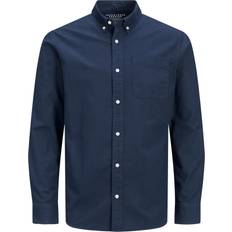 Jack & Jones Male Hemd Bio-Baumwolle Oxford