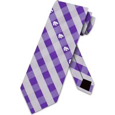 Eagles Wings Kansas State Check Poly Necktie